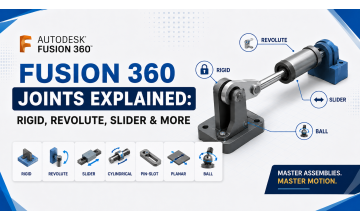 Fusion 360 Joints Explained: Rigid, Revolute, Slider & More